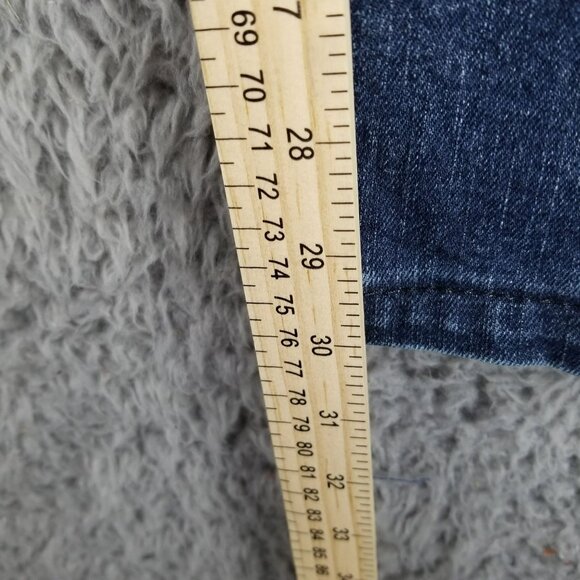 Wrangler Jeans Womens 3/4 Q Baby Stretch Mid Rise Bootcut *Altered Read* - Picture 9 of 16
